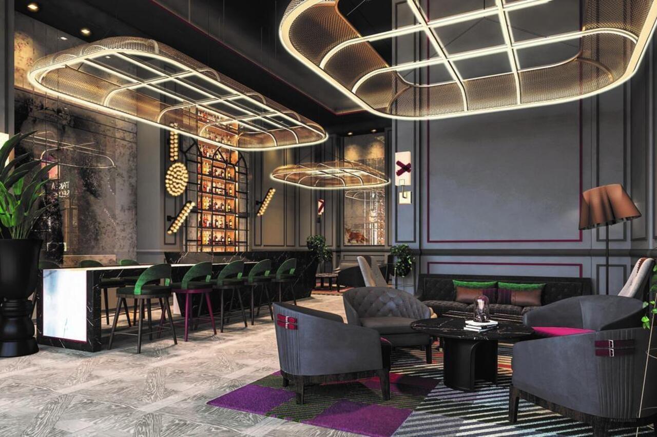 فندق أدريس فاونتن فيوز دبي المظهر الخارجي الصورة The interior of the bar