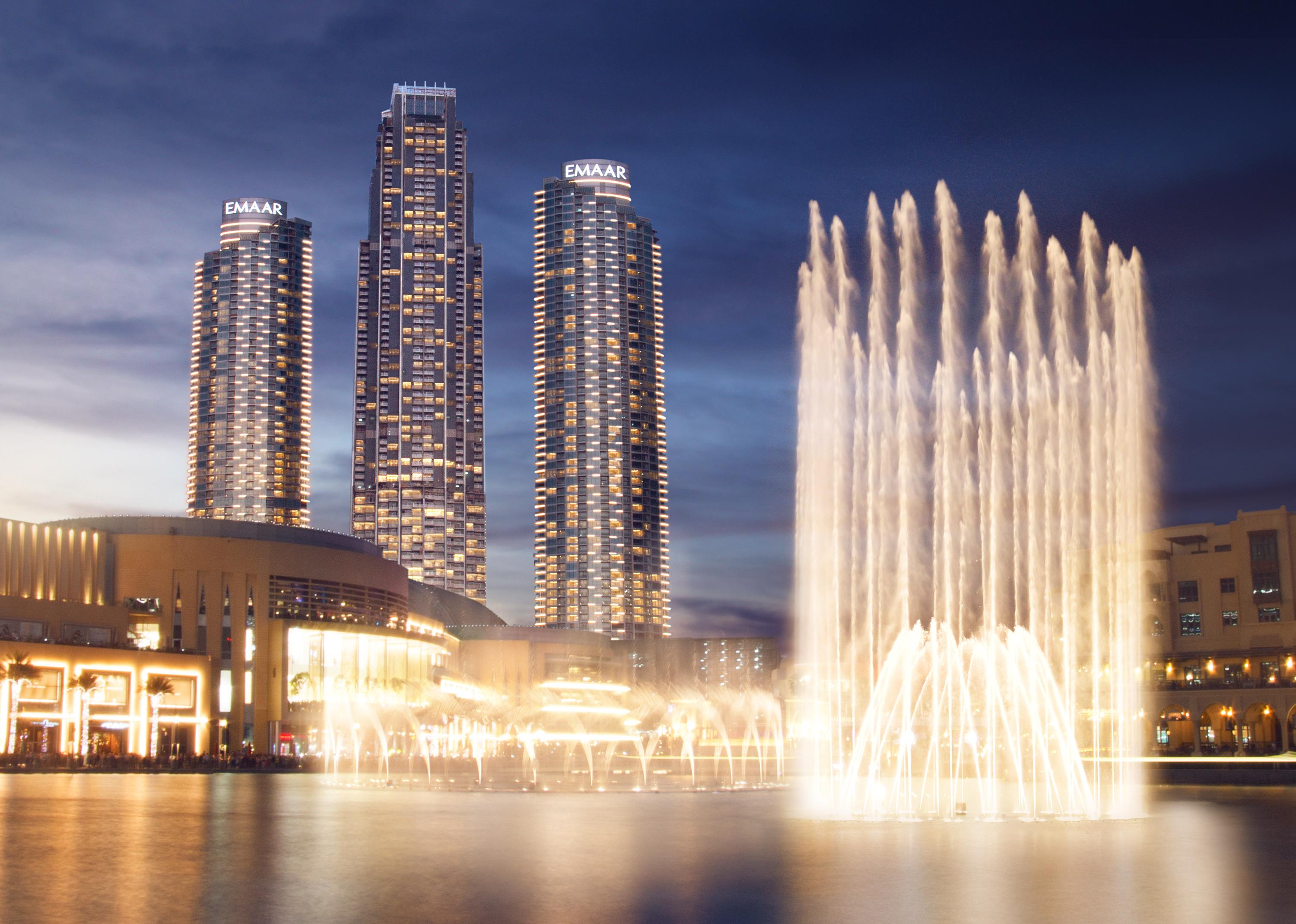 فندق أدريس فاونتن فيوز دبي المظهر الخارجي الصورة Fountain at the complex