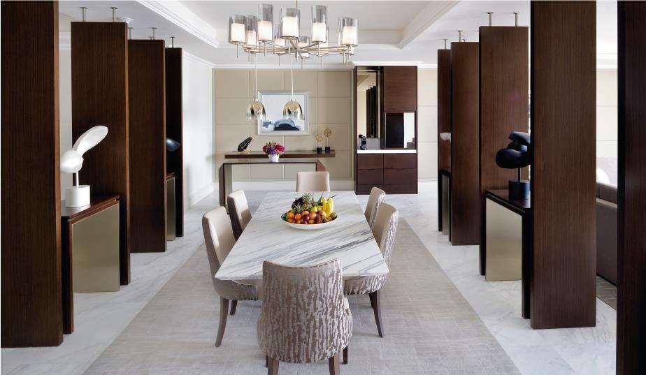 فندق أدريس فاونتن فيوز دبي الغرفة الصورة A dining room
