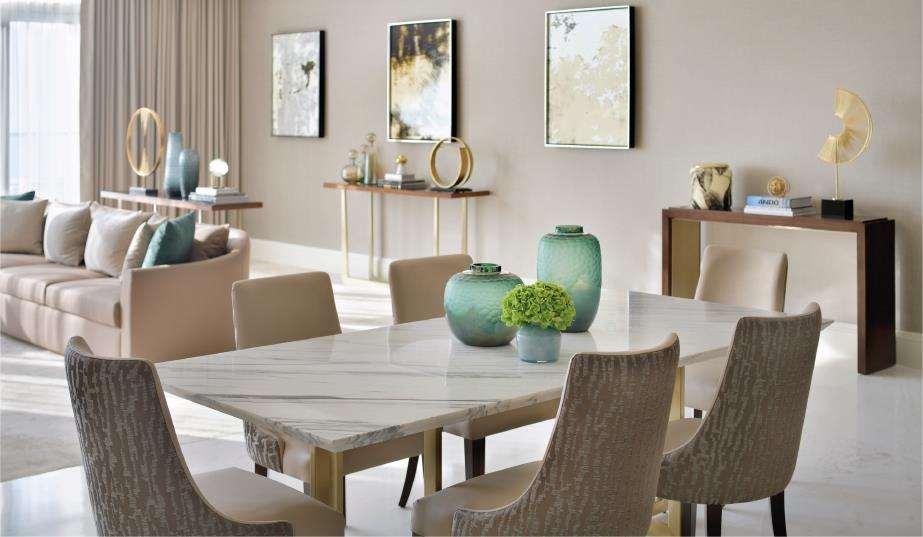 فندق أدريس فاونتن فيوز دبي الغرفة الصورة Dining room