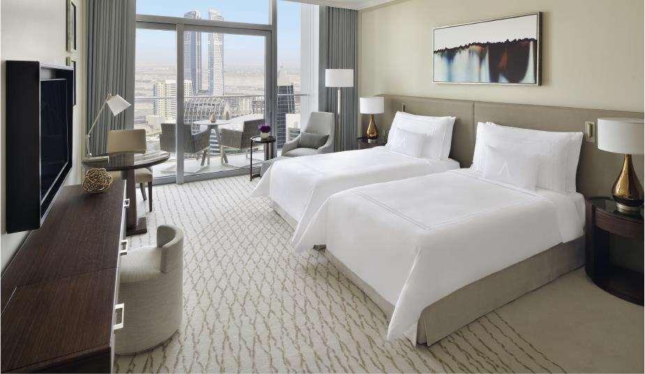 فندق أدريس فاونتن فيوز دبي الغرفة الصورة A guest room at the hotel