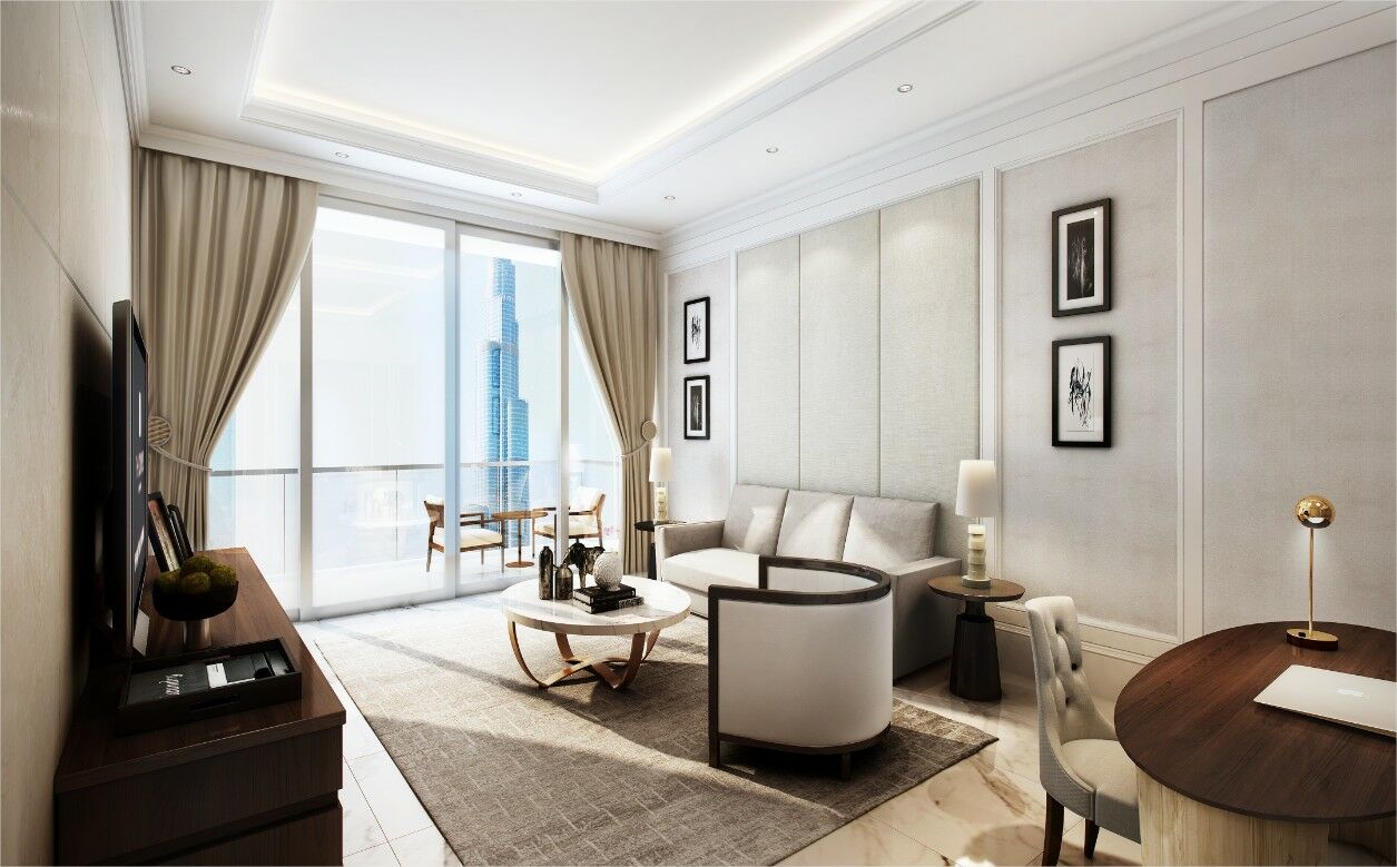 فندق أدريس فاونتن فيوز دبي المظهر الخارجي الصورة A living room